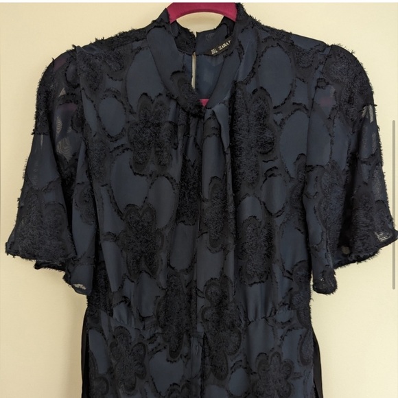 Zara jacquard midi dress - Picture 2 of 11